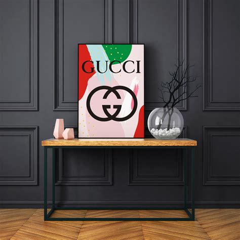 gucci wall painting|gucci printable wallpaper.